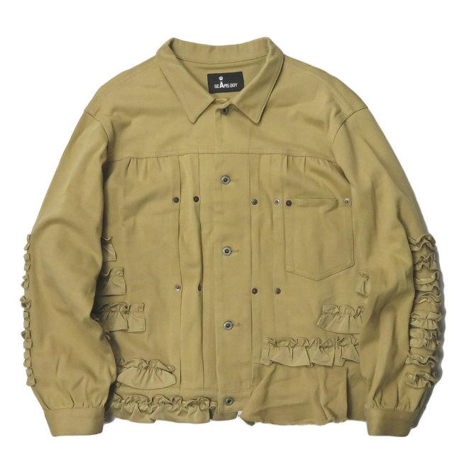 BEAMS+ スエードジャケット Lサイズ ベージュ BEAMS PLUS（ビームスプラス）の「BEAMS PLUS / 3rd ゴート