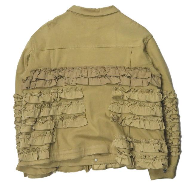 【A×BEAMS BOY】エィス ビームスボーイ フリル デニムジャケット BEAMS BOY（ビームス ボーイ）デニム エンジニア ジャケット
