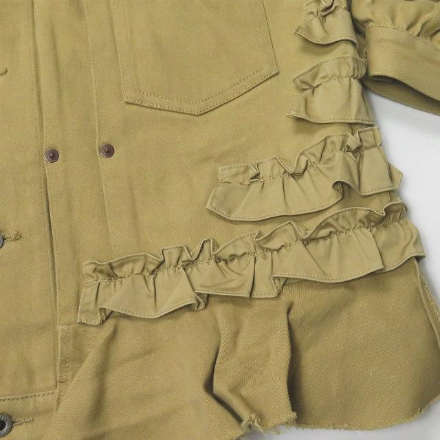 【A×BEAMS BOY】エィス ビームスボーイ フリル デニムジャケット BEAMS BOY（ビームス ボーイ）【別注】orSlow / Monroe Jacket