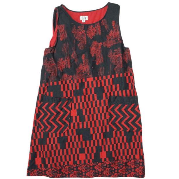 FWK by ENGINEERED GARMENTS x NOMA t.d. エンジニアードガーメンツ 別注 Wrap Smock ラップスモック 2 レッド Dress ワンピース g10791 | 