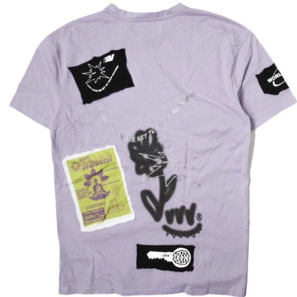 Veni Vedi Vici x International Gallery BEAMS ヴェニ ヴェディ ヴィチ ビームス 別注 ENERGY ワッペンプリントTシャツ M パープル g10811 |  | 01