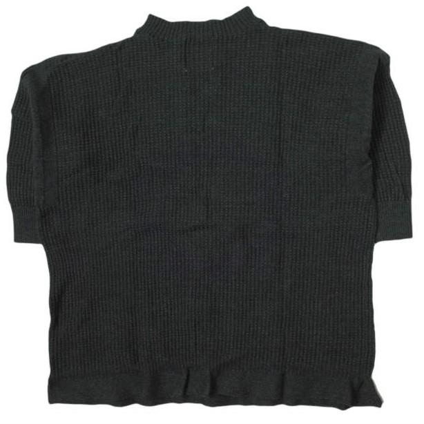 Geo Trowark x BEAMS BOY ジオトロワーク ビームスボーイ 別注 ガンジーニット 6分袖 ONE SIZE ブラック セーター プルオーバー g10818 |  | 01