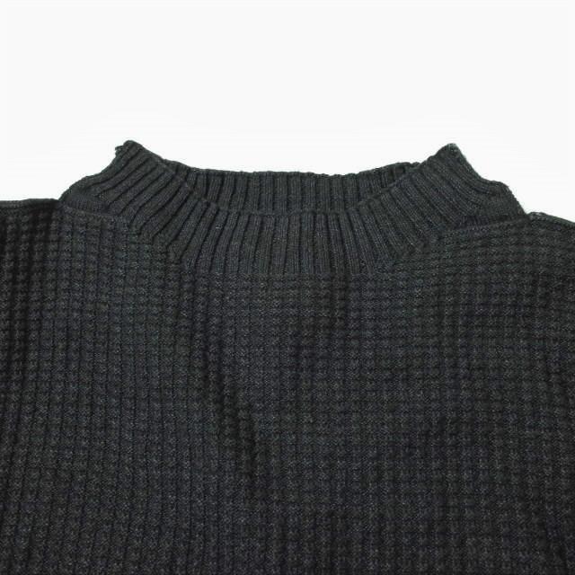 Geo Trowark x BEAMS BOY ジオトロワーク ビームスボーイ 別注 ガンジーニット 6分袖 ONE SIZE ブラック セーター プルオーバー g10818 |  | 02