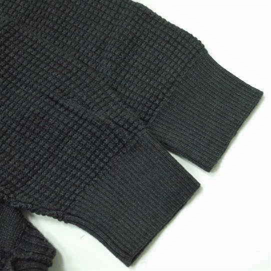 Geo Trowark x BEAMS BOY ジオトロワーク ビームスボーイ 別注 ガンジーニット 6分袖 ONE SIZE ブラック セーター プルオーバー g10818 |  | 03
