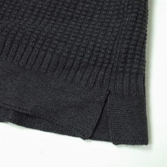 Geo Trowark x BEAMS BOY ジオトロワーク ビームスボーイ 別注 ガンジーニット 6分袖 ONE SIZE ブラック セーター プルオーバー g10818 |  | 04