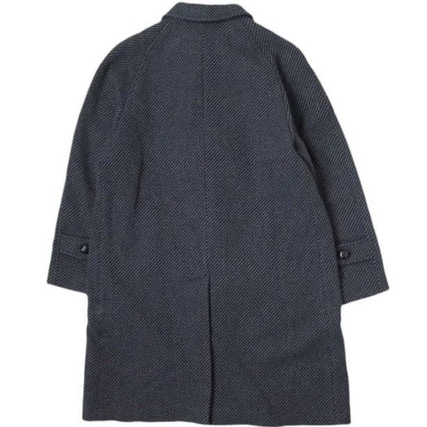 MP di Massimo Piombo エムピー ディ マッシモピオンボ イタリア製 BAL DIAGONAL COAT ウールステンカラーコート 48 NAVY/GRAY g10855 |  | 01