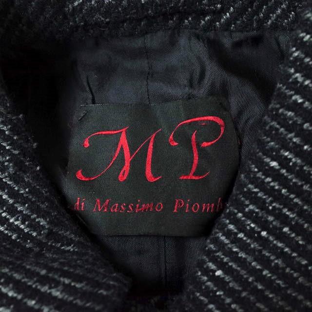 MP di Massimo Piombo エムピー ディ マッシモピオンボ イタリア製 BAL DIAGONAL COAT ウールステンカラーコート 48 NAVY/GRAY g10855 |  | 02