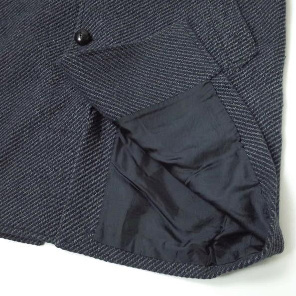 MP di Massimo Piombo エムピー ディ マッシモピオンボ イタリア製 BAL DIAGONAL COAT ウールステンカラーコート 48 NAVY/GRAY g10855 |  | 05