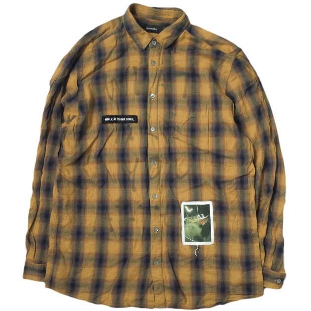 guernika ゲルニカ 20AW PAINT CHECK SHIRTS ペイントチェックシャツ