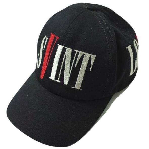 SAINT MICHAEL セントマイケル ヴィーロン 22SS 別注 CAP / VLONE ロゴ刺繍6パネルキャップ SM-S22-0000-081 BLACK SAINT Mxxxxxx g10898 | 