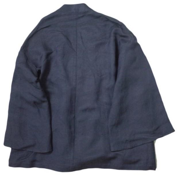 新品 SASQUATCHfabrix. サスクワァッチファブリックス 19SS NANPOU CARDIGAN リネンカーディガンジャケット 19SS-JKL-009 L NAVY g10913 |  | 01