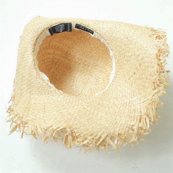 WILLYS ウィリーズ フランス製 Hewn hat ストローハット Adult/58cm ベージュ 麦わら帽子 ロングブリム 帽子 g10958 |  | 04