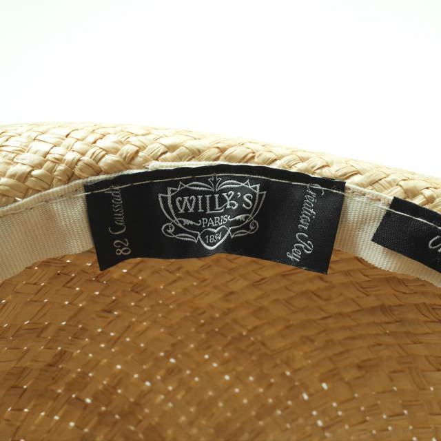 WILLYS ウィリーズ フランス製 Hewn hat ストローハット Adult/58cm ベージュ 麦わら帽子 ロングブリム 帽子 g10958 |  | 05