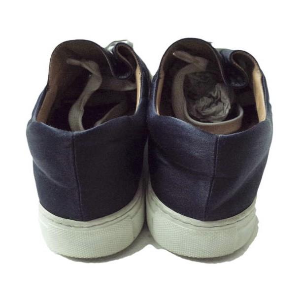 SOLOVIERE ソロヴィエール イタリア製 HERVE EN VILLE エルヴェアンヴィル サテンレースアップスニーカー 37(23.5cm) NAVY シューズ g10960 |  | 03