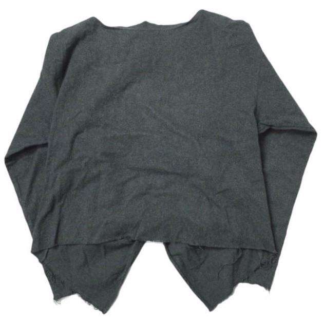 RBS Ray BEAMS レイビームス バックツイストプルオーバー 63-11-0162-747 グレー カットオフ シャギー カットソー ブラウス g10964 |  | 01