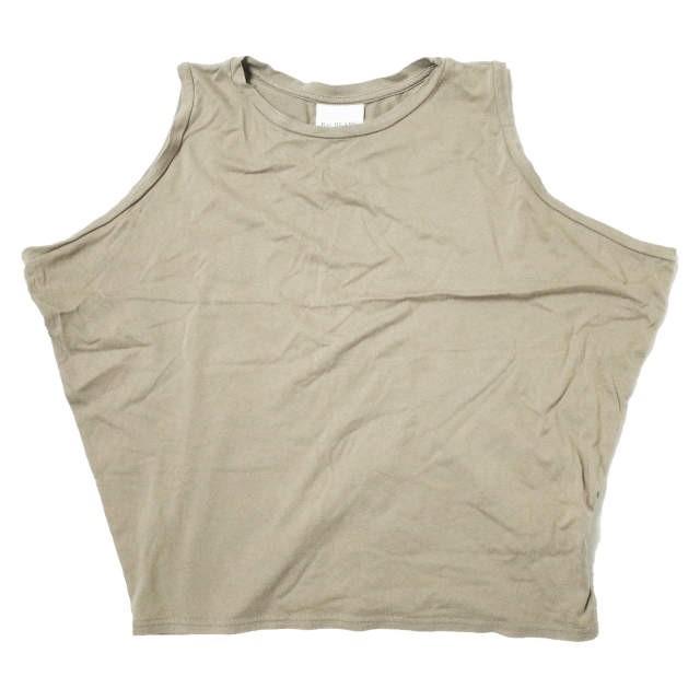 Ray BEAMS レイビームス 日本製 オーバーサイズノースリーブTシャツ 63-04-0178-096 ONE SIZE ベージュ タンクトップ トップス g10965 | 