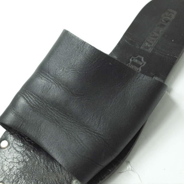 SOL SANA ソルサナ レザーフラットサンダル 37(23.5cm) ブラック シューズ g10969 |  | 05