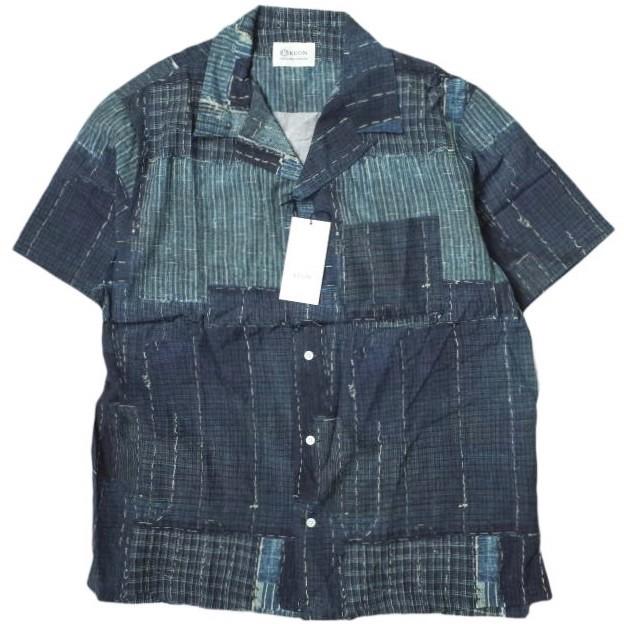 新品 KUON クオン 21SS 日本製 BORO HAWAIIAN SHIRTS 襤褸ハワイアン 