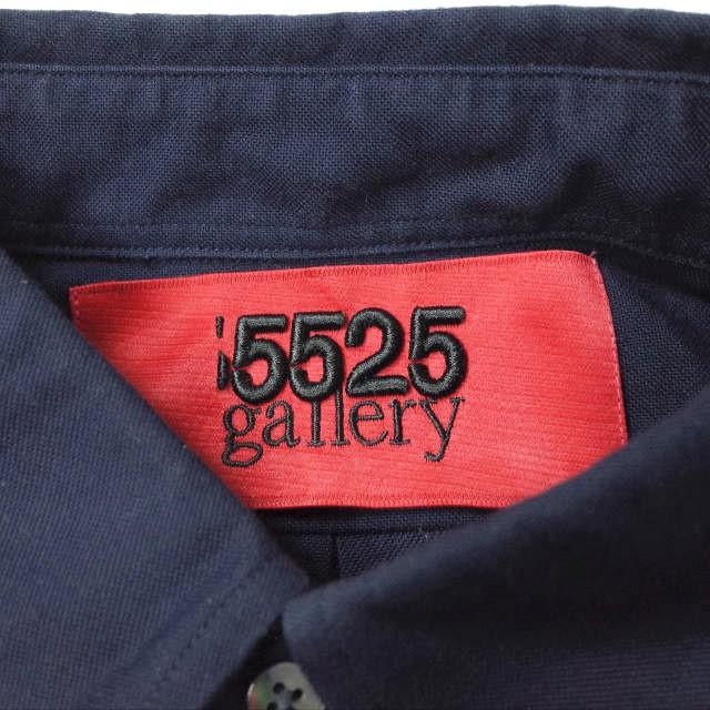 5525gallery x BEAUTY＆YOUTH 5525ギャラリー 21SS OX BD SHIRT オーバーサイズオックスフォードボタンダウンシャツ S/M ネイビー g11050 |  | 02