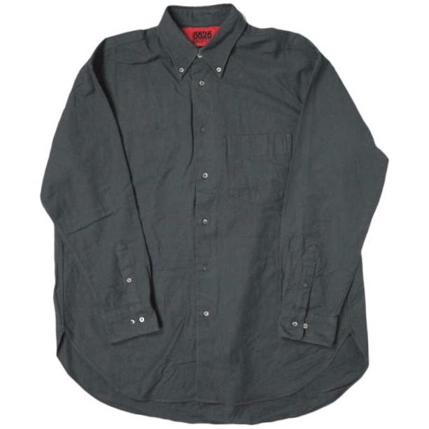 5525gallery x BEAUTY＆YOUTH 5525ギャラリー 21SS OX BD SHIRT オーバーサイズオックスフォードボタンダウンシャツ S/M グレー g11051 | 
