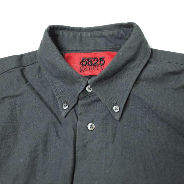 5525gallery x BEAUTY＆YOUTH 5525ギャラリー 21SS OX BD SHIRT オーバーサイズオックスフォードボタンダウンシャツ S/M グレー g11051 |  | 02