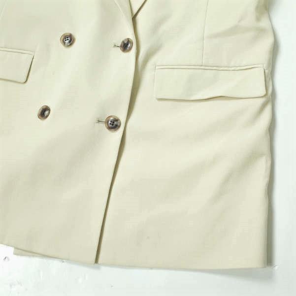 ADAM ET ROPE アダムエロペ 22SS ルーズフィットジレ GAV02010 Free ベージュ ジレ ベスト スリーブレスジャケット ダブル トップス g11073 |  | 04