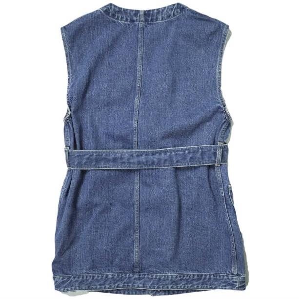 MACPHEE マカフィー 21SS 日本製 コットンデニムベルテッドベスト 12-07-11-07001 36(ONE SIZE) Indigo ジレ TOMORROWLAND トップス g11079 |  | 01