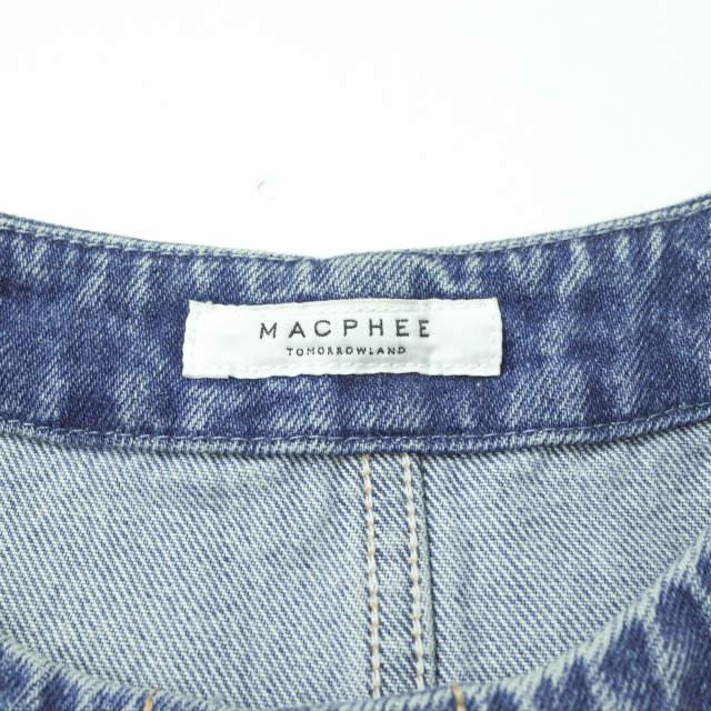 MACPHEE マカフィー 21SS 日本製 コットンデニムベルテッドベスト 12-07-11-07001 36(ONE SIZE) Indigo ジレ TOMORROWLAND トップス g11079 |  | 02