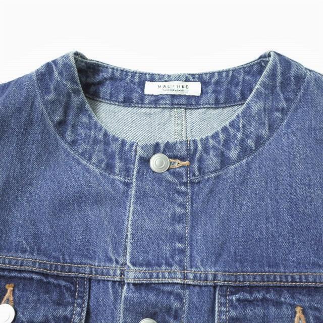 MACPHEE マカフィー 21SS 日本製 コットンデニムベルテッドベスト 12-07-11-07001 36(ONE SIZE) Indigo ジレ TOMORROWLAND トップス g11079 |  | 03