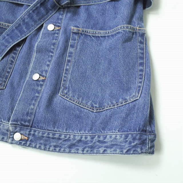 MACPHEE マカフィー 21SS 日本製 コットンデニムベルテッドベスト 12-07-11-07001 36(ONE SIZE) Indigo ジレ TOMORROWLAND トップス g11079 |  | 06