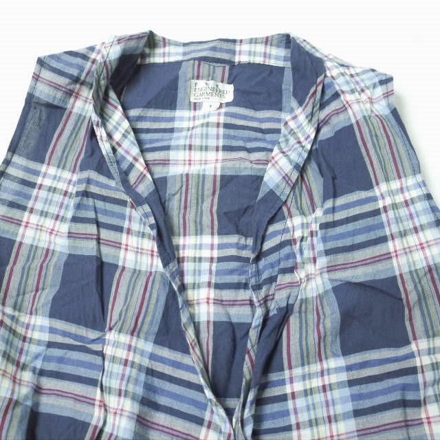 FWK by ENGINEERED GARMENTS エンジニアードガーメンツ Wrap Vest Dress - Madras Plaid ラップベストドレス 1 ネイビー ワンピース g11087 |  | 02