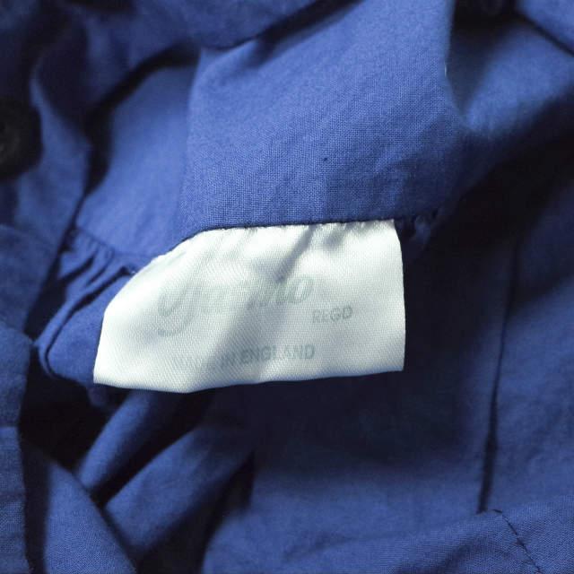 未使用級 ヤーモ♡ワンショルダーエプロンスカート ワンピース イギリス製 白 ヤーモ yarmo ワンショルダー コーデュロイエプロンスカートの通販 by