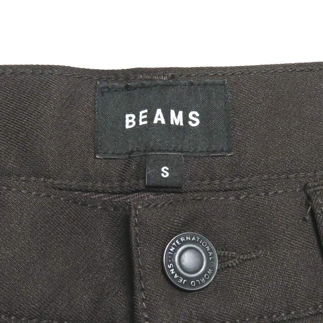 BEAMS ビームス スリットカットオフパンツ 11-21-0894-791 S ダークブラウン セミフレア ジップフライ ボトムス g11103 |  | 02