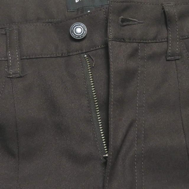 BEAMS ビームス スリットカットオフパンツ 11-21-0894-791 S ダークブラウン セミフレア ジップフライ ボトムス g11103 |  | 04