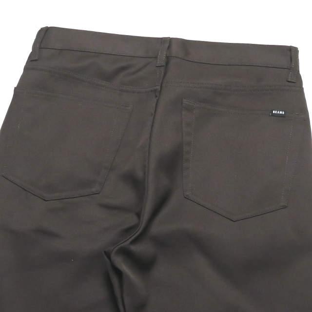 BEAMS ビームス スリットカットオフパンツ 11-21-0894-791 S ダークブラウン セミフレア ジップフライ ボトムス g11103 |  | 06
