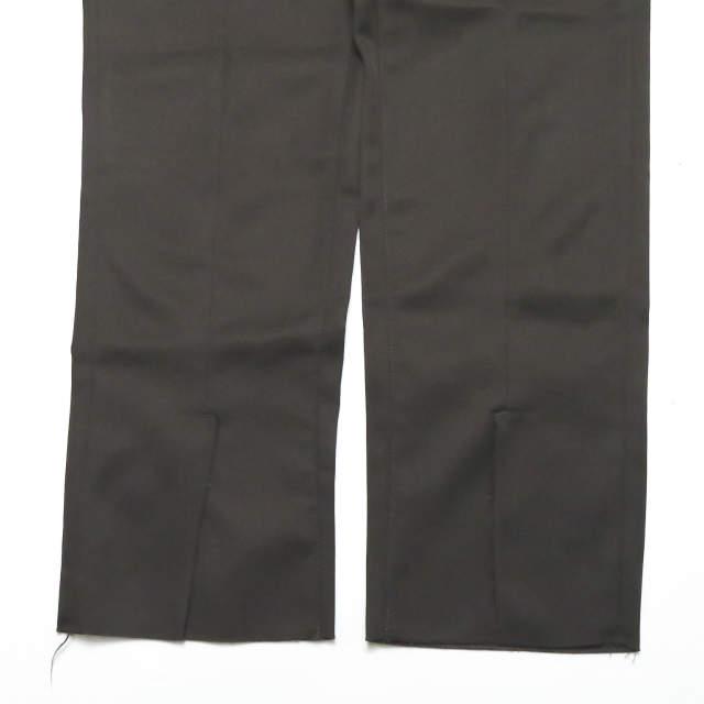 BEAMS ビームス スリットカットオフパンツ 11-21-0894-791 S ダークブラウン セミフレア ジップフライ ボトムス g11103 |  | 07