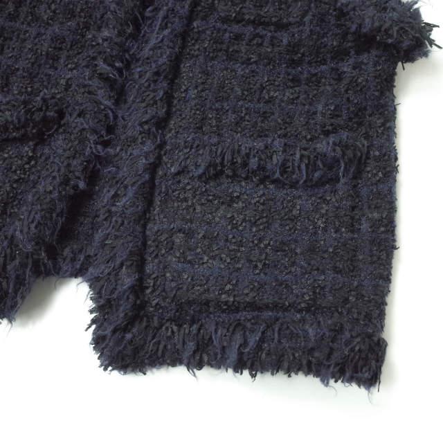 UNITED ARROWS ユナイテッドアローズ 22AW ミックスチェック ツイードニットベスト 1518-183-0314 Free NAVY ジレ トップス g11122 |  | 05