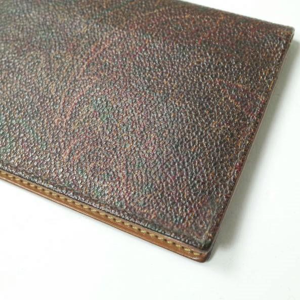 ETRO エトロ ペイズリーレザーカードケース ダークブラウン パスケース g11185 |  | 02