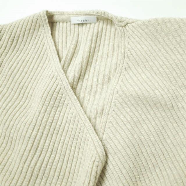 PHEENY フィーニー 日本製 RIB KNIT ROBE リブニットローブ PA18-KT01 Free OATMEAL ロング カーディガン トップス g11196 |  | 03