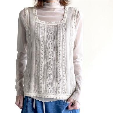 Mame Kurogouchi マメクロゴウチ 21SS Traditional Curtain Lace Mame Kurogouchi マメクロゴウチ 21SS Traditional Curtain Lace