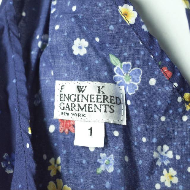 FWK by ENGINEERED GARMENTS エンジニアードガーメンツ Wrap Dress - Floral ＆ Dots Print ラップドレス 1 ネイビー ワンピース g11207 |  | 02