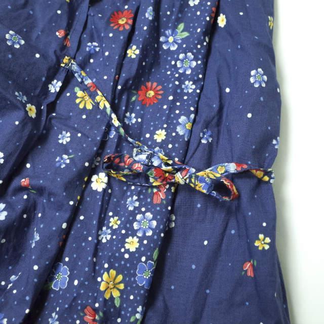 FWK by ENGINEERED GARMENTS エンジニアードガーメンツ Wrap Dress - Floral ＆ Dots Print ラップドレス 1 ネイビー ワンピース g11207 |  | 04