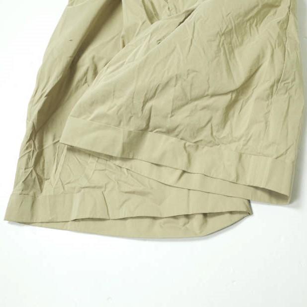 新品 HAVERSACK ハバーザック 日本製 コットンナイロン ガウチョパンツ 661608 1 ベージュ タック ボトムス g11211 |  | 06