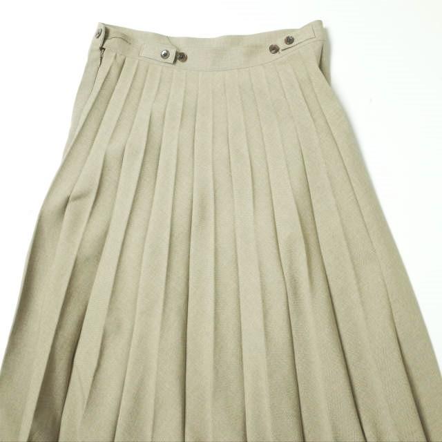 BEAMS BOY ビームスボーイ 19SS 日本製 ポリエステルトロ アコーディオンスカート 13-27-0465-408 ベージュ ロング プリーツ g11226 |  | 03
