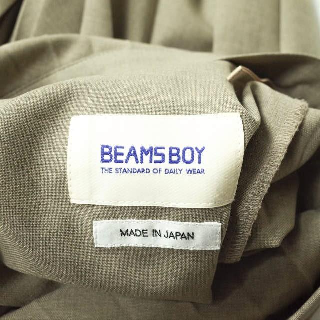 BEAMS BOY ビームスボーイ 19SS 日本製 ポリエステルトロ アコーディオンスカート 13-27-0465-408 ベージュ ロング プリーツ g11226 |  | 06