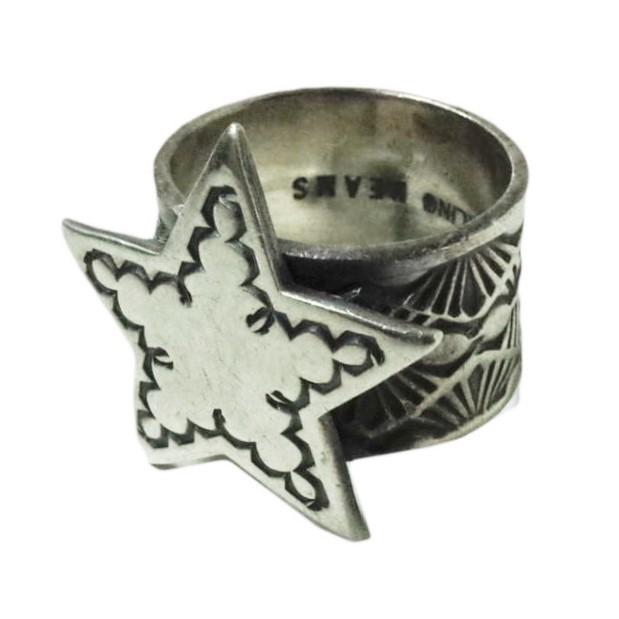 SUNSHINE REEVES x BEAMS サンシャインリーブス ビームス 別注 STAR RING スターリング 14号 指輪 インディアンジュエリー ナバホ族 g11227 | 