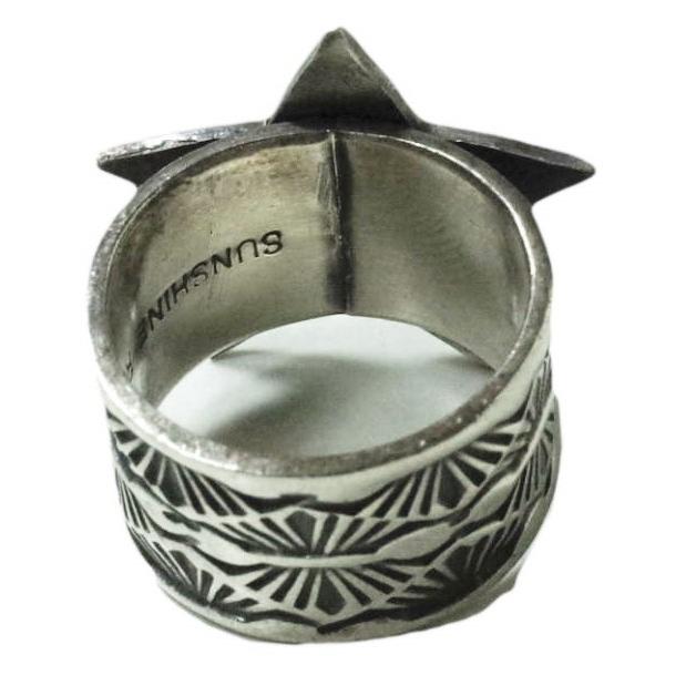 SUNSHINE REEVES x BEAMS サンシャインリーブス ビームス 別注 STAR RING スターリング 14号 指輪 インディアンジュエリー ナバホ族 g11227 |  | 01