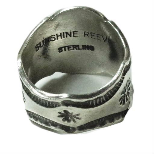 SUNSHINE REEVES サンシャインリーブス スタンプワーク＆コンチョリング 13号 シルバー 指輪 インディアンジュエリー ナバホ族 g11228 |  | 01