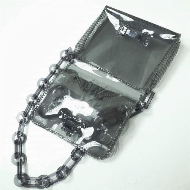 Mame Kurogouchi マメクロゴウチ Vinyl Chloride Long Chain Bag Mame Kurogouchi マメクロゴウチ Vinyl Chloride Long Chain Bag