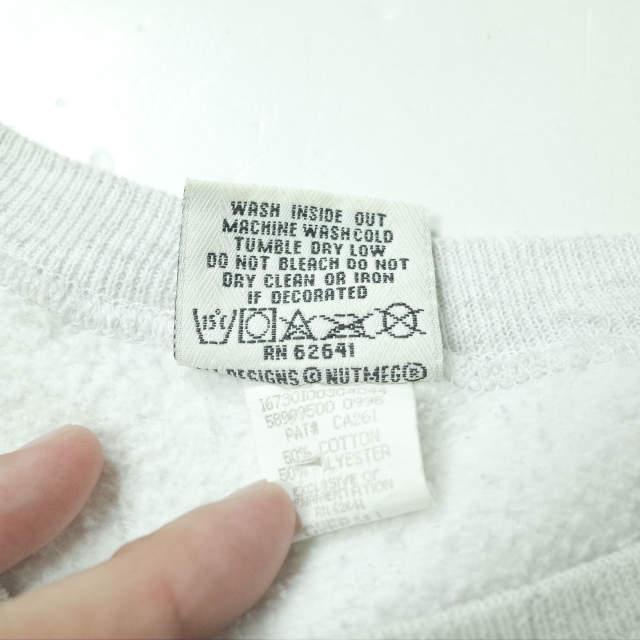 NUTMEG MILLS ナツメグミルズ アメリカ製 90s カレッジスウェット NOTRE DAME FIGHTING' IRISH M Grey ノートルダム大学 アメフト g11290 |  | 06